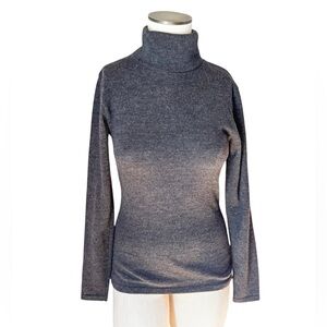 Michael Kors Made In Italy Classic 100% Wool Turtleneck Long Sleeve Top Sz M
